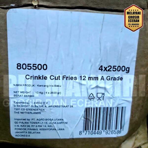 French Crinkle Cut 2,5 Kg Kentang Potong Beku - Image 3