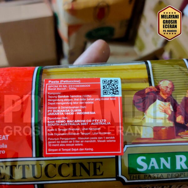 San Remo Fettucine 500 Gr - Image 2