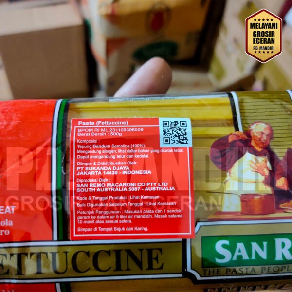 San Remo Fettucine 500 Gr - Image 3